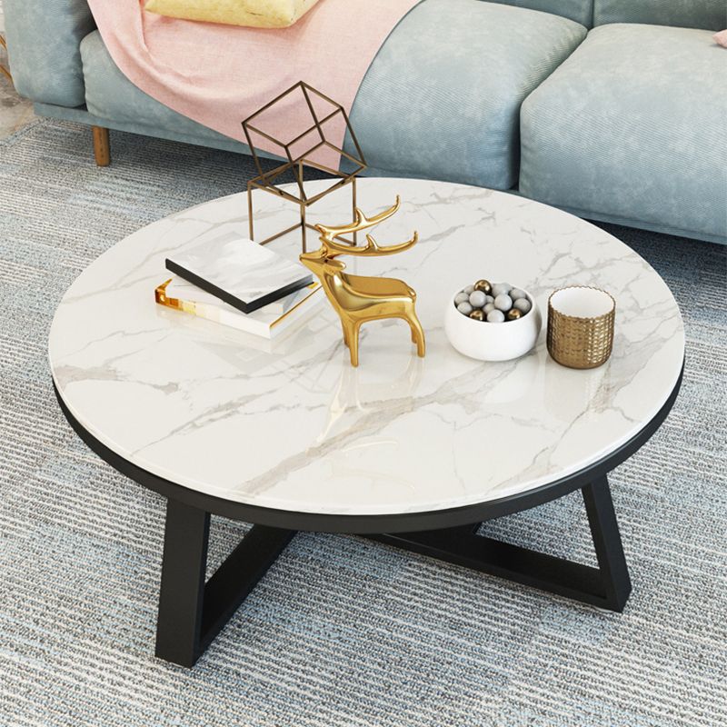 Moderner minimalistischer Couchtisch runder Couchtisch für Wohnzimmer