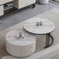 Frame Coffee Cocktail Table with Storage Drawers Round Slate Top Clearhalo 'Coffee & Accent Tables' 'Coffee Tables' 'coffee_tables' 'furn' 'furn_coffee_tables' 'Furniture' 'Living Room Furniture' 1200x1200_58c6608f-7bc6-438f-8df3-c80d616b0b76