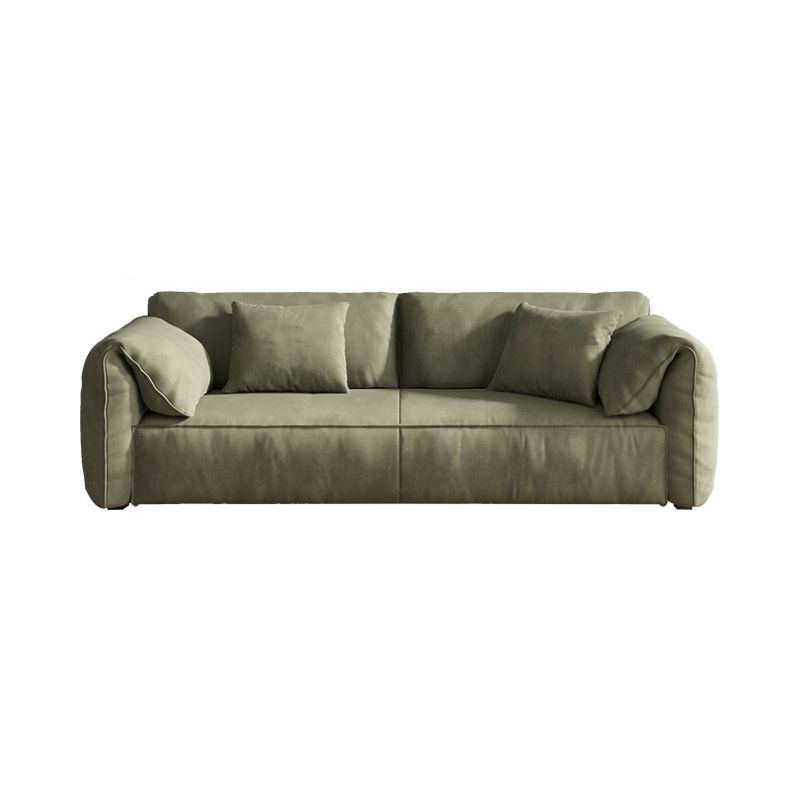 Stationary Fabric Living Room Pillow Top Arm Standard Green Settee Clearhalo 'furn' 'furn_sofas' 'Furniture' 'furniture_sofas' 'kitchen' 'kitchen_sofas' 'Living Room Furniture' 'Sofa' 'sofas' 1200x1200_58c87a22-f396-4759-ac36-03e3ee32c31b