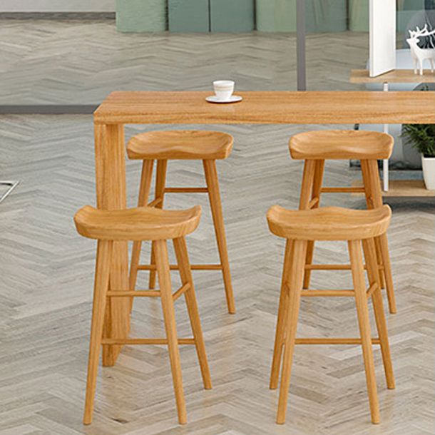 Nordic Style Dining Rectangle Table Wooden Bar Counter Table for Kitchen Clearhalo 'Bar Furniture' 'Bar Tables' 'bar_tables' 'furn' 'furn_bar_tables' 'Furniture' 'furniture_bar_tables' 'Kitchen & Dining Furniture' 1200x1200_58cae7ec-8f38-4952-a92c-6780e6e27763