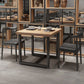Industrial Style Solid Wood Dining Table Brown Square Table with Trestle Base for Dinning Room Clearhalo ' dining_table' 'Dining Tables & Seating' 'Dining Tables' 'furn' 'furn_dining_table' 'Furniture' 'furniture_dining_table' 'Kitchen & Dining Furniture' 'kitchen&dining_furn' 'kitchen' 'kitchen_dining_table' 1200x1200_58cbc894-e7db-4bba-a9d2-e995bb4b941e