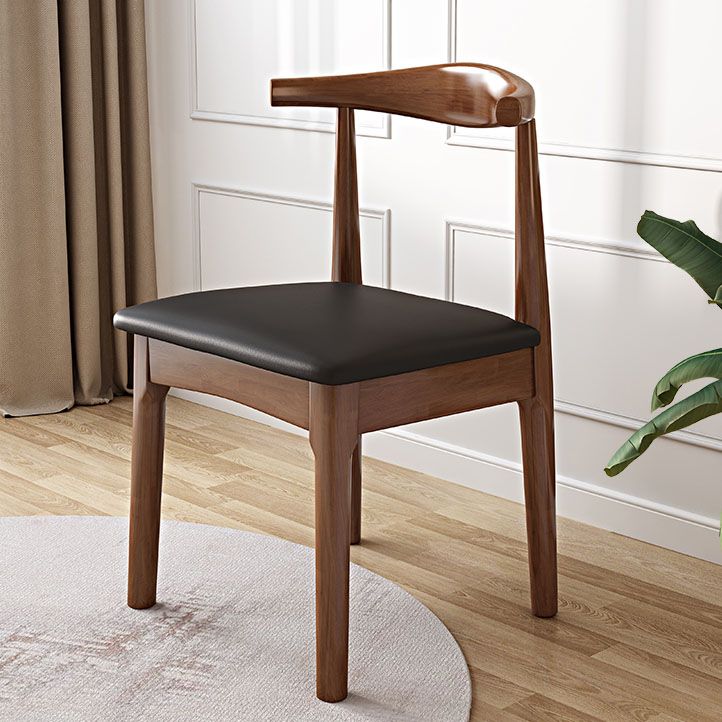 Scandinavian Upholstered Home Side Chair Natural Open Back Dining Chair Clearhalo ' kitchen&dining_furn' 'Dining Chairs' 'Dining Tables & Seating' 'dining_chair' 'Furniture' 'furniture_dining_chair' 'Kitchen & Dining Furniture' 'kitchen' 1200x1200_58cc6aee-0402-44e6-b190-ca2a6275e3f1