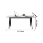 Sintered Stone Dining Table Industrial Style 4 Legs Base Rectangle Table for Dining Room Clearhalo ' dining_table' 'Dining Tables & Seating' 'Dining Tables' 'furn' 'furn_dining_table' 'Furniture' 'furniture_dining_table' 'Kitchen & Dining Furniture' 'kitchen&dining_furn' 'kitchen' 'kitchen_dining_table' 1200x1200_58cecaa8-fdbc-4910-bdbd-ac5993a7d7f4