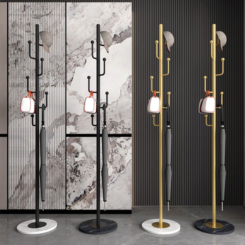 Glam Hall Stand Metal Hooks Included No Distressing Free Standing Rack Metal