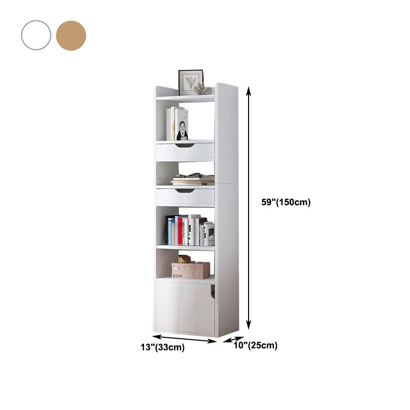 Multiple Colors Modern Style Bookshelf Engineer Wood Bookcase Clearhalo 'Bookcases' 'furn' 'furn_bookcases' 'Furniture' 'Office Furniture' 1200x1200_58cf8a80-66db-4d58-b518-8e7279cfdd8d