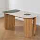 Free Form Dining Table with Ash Wood Base Modern Dinette Table for Home Clearhalo 'Dining Tables & Seating' 'Dining Tables' 'dining_table' 'furn' 'furn_dining_table' 'Furniture' 'Kitchen & Dining Furniture' 1200x1200_58cfe9a0-ad37-4e5d-98f8-54f2e00a2bfb