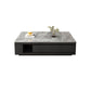 Pedestal Base Coffee Table with 3 Storage Drawers and Shelf in Grey Clearhalo 'Coffee & Accent Tables' 'Coffee Tables' 'coffee_tables' 'furn' 'furn_coffee_tables' 'Furniture' 'Living Room Furniture' 1200x1200_58d36d08-00ac-49ed-92b9-0194d728e883