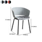 Modern Plastic Chair Parsons Chair in Matte Finish for Indoor