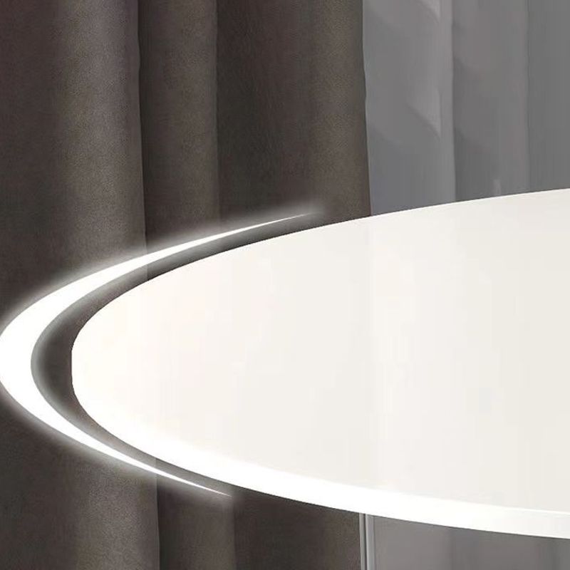 Round Dining Table Set 1/2/5 Pcs Acrylic Base Table with Chairs Clearhalo 'Dining Room Sets' 'Dining Tables & Seating' 'dining_room_set' 'furn' 'furn_dining_room_set' 'Furniture' 'Kitchen & Dining Furniture' 1200x1200_58d67a47-2261-4c02-bf61-bcc33263f1f3