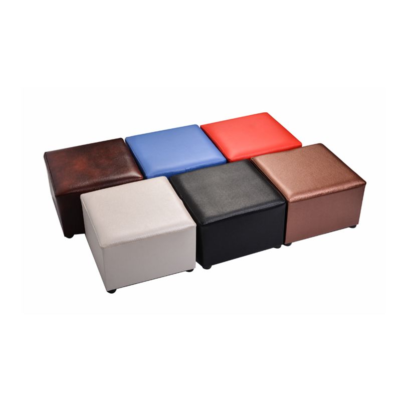 Modern Solid Color Pouf Standard Square Stain Resistant Cube for Living Room Clearhalo 'furn' 'furn_ottomans_poufs' 'Furniture' 'Living Room Furniture' 'Ottomans & Poufs' 'ottomans_poufs' 1200x1200_58d7d511-9512-42e6-bfd8-a06b0f518dca
