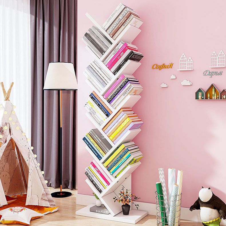 Salon contemporain étagère et étagère fabriquée en bois bibliothèque en bois