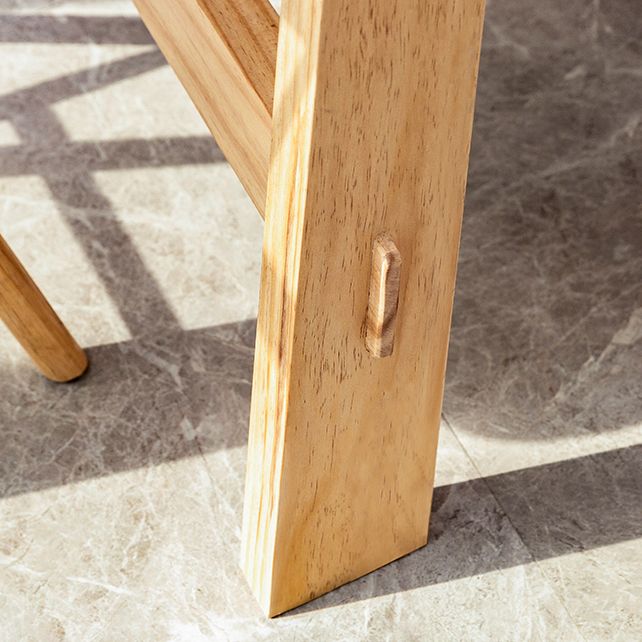 Rectangle Trestle Base Dining Table Modern Pine Wood Table for Kitchen Clearhalo 'Dining Tables & Seating' 'Dining Tables' 'dining_table' 'furn' 'furn_dining_table' 'Furniture' 'Kitchen & Dining Furniture' 1200x1200_58d806e9-a23a-4e4a-9416-25619fd6a80a