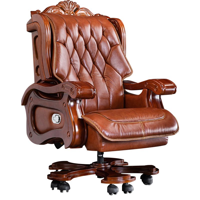 Sedia reclinabile tradizionale Base girevole in metallo in metallo con poggiapiedi