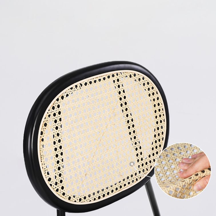 Contemporary Style Metal Chair Set Open Back Dining Room Kitchen Chairs Clearhalo ' kitchen&dining_furn' 'Dining Chairs' 'Dining Tables & Seating' 'dining_chair' 'furn' 'furn_dining_chair' 'Furniture' 'furniture_dining_chair' 'Kitchen & Dining Furniture' 'kitchen' 1200x1200_58d96efc-4457-4062-99f5-2ffe74ed76b7