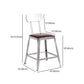 Industrial Leather Bar and Counter Stool Metal Stool with 4 Legs Clearhalo 'Bar Furniture' 'Bar Stools' 'bar_stools' 'furn' 'furn_bar_stools' 'Furniture' 'furniture_bar_stools' 'Kitchen & Dining Furniture' 1200x1200_58d9bd40-3b09-4340-9152-496e458b9116