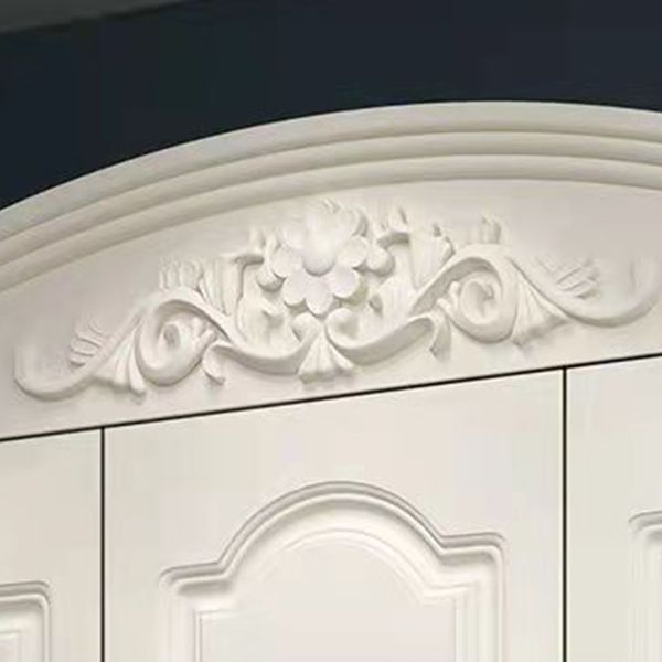 Armadio in legno bianco Armata Armadio del guardaroba in campagna francese per casa