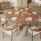 Modern 1/5/7 Pieces Dining Set Round Pine Wood Dining Table for Dining Room Clearhalo 'Dining Room Sets' 'Dining Tables & Seating' 'dining_room_set' 'furn' 'furn_dining_room_set' 'Furniture' 'furniture_dining_room_set' 'Kitchen & Dining Furniture' 1200x1200_58da80b2-a261-4236-b1f5-93386707ffc2