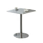 Square Table Dinette Table Industrial Stainless Steel Dinner Room Table with Tulip Base Clearhalo ' dining_table' 'Dining Tables & Seating' 'Dining Tables' 'furn' 'furn_dining_table' 'Furniture' 'furniture_dining_table' 'Kitchen & Dining Furniture' 'kitchen&dining_furn' 'kitchen' 'kitchen_dining_table' 1200x1200_58dbdda1-5924-4726-bc6a-8bf7970d6a2c