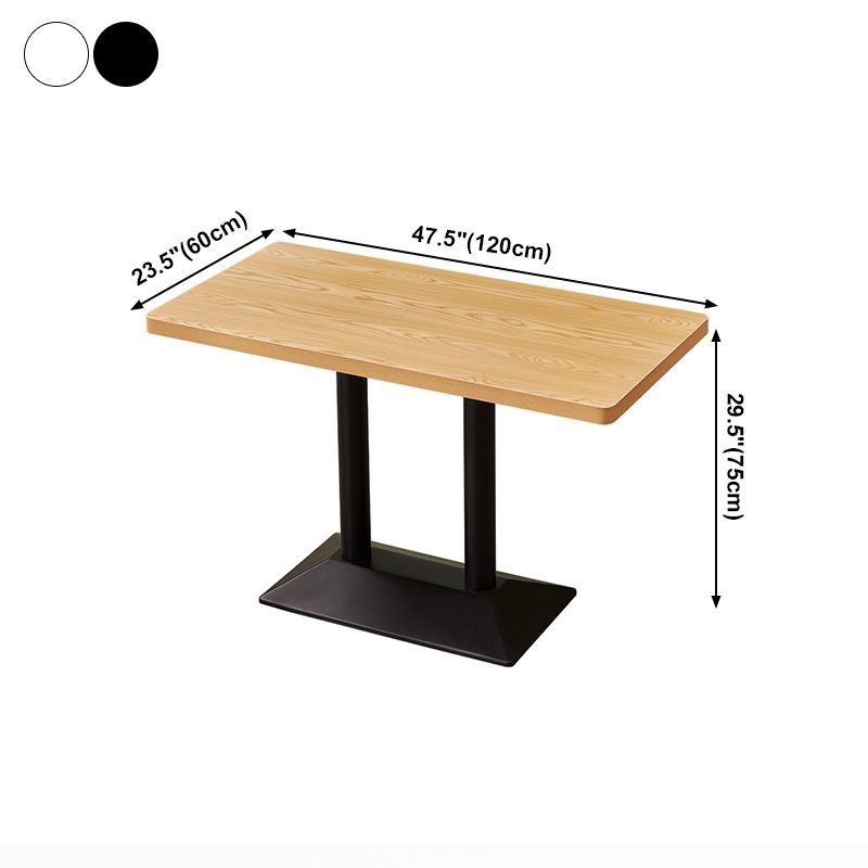Industrial Dining Room Table Home Kitchen Dinner Furniture with Metal Base Clearhalo ' dining_table' 'Dining Tables & Seating' 'Dining Tables' 'furn' 'furn_dining_table' 'Furniture' 'furniture_dining_table' 'Kitchen & Dining Furniture' 'kitchen&dining_furn' 'kitchen' 'kitchen_dining_table' 1200x1200_58dc045b-68ac-43cd-b861-fe409e579da2