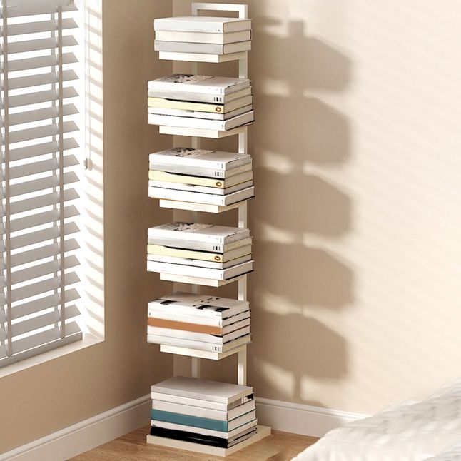 Modern Shelf Bookcase Engineered Wood Open Back Bookshelf for Living Room