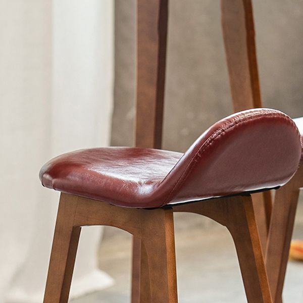 Contemporary 29-inch Upholstered Barstool Rubberwood Footrest Home Stool Clearhalo 'Bar Furniture' 'Bar Stools' 'bar_stools' 'furn' 'furn_bar_stools' 'Furniture' 'furniture_bar_stools' 'Kitchen & Dining Furniture' 1200x1200_58e4ab09-0b4e-4f8d-b2b5-61005e138918