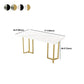 Sintered Stone Dining Table Traditional Luxury Gold Frame Table for Home Clearhalo ' dining_table' 'Dining Tables & Seating' 'Dining Tables' 'furn' 'furn_dining_table' 'Furniture' 'furniture_dining_table' 'Kitchen & Dining Furniture' 'kitchen&dining_furn' 'kitchen' 'kitchen_dining_table' 1200x1200_58e5485d-d3b9-4e82-8468-7bcc1be58e56