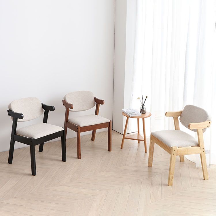 Contemporary Wood Dining Room Chair Open Back Single Dining Side Chair Clearhalo ' kitchen&dining_furn' 'Dining Chairs' 'Dining Tables & Seating' 'dining_chair' 'furn' 'furn_dining_chair' 'Furniture' 'furniture_dining_chair' 'Kitchen & Dining Furniture' 'kitchen' 1200x1200_58e5c308-9eaa-49c5-a648-8d36de93f8b1