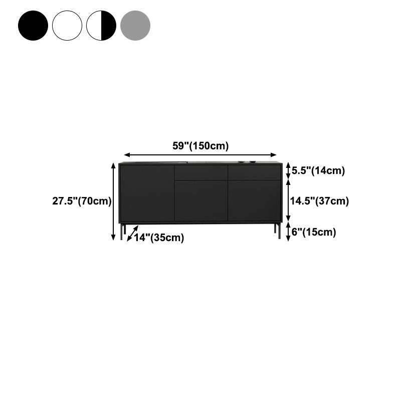 Hölzerne Rechteck Sideboardschrank moderne Küche Sideboard für Zuhause