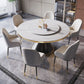 Contemporary Sintered Stone Dining Table Round Table with Metallic Base Clearhalo ' dining_table' 'Dining Tables & Seating' 'Dining Tables' 'furn' 'furn_dining_table' 'Furniture' 'furniture_dining_table' 'Kitchen & Dining Furniture' 'kitchen&dining_furn' 'kitchen' 'kitchen_dining_table' 1200x1200_58e78da4-ce4e-4651-82be-25bfc57d8e5d