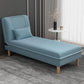 Armless Chaise Lounge Couch Engranajes ajustables Chaise con mezcla de poliéster