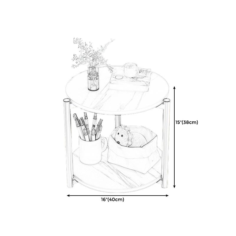 Modern Wood End Table with Storage and no drawer for Living Room Clearhalo 'Coffee & Accent Tables' 'End & Side Tables' 'end_side_table' 'end_side_tables' 'furn' 'furn_end_side_tables' 'Furniture' 'furniture_end_side_table' 'Living Room Furniture' 1200x1200_58e9420e-a781-4cd0-8f07-c1b5ffa19baa