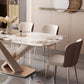 Simplicity Pedestal Casual Dining Table Dining Room Kitchen Table Clearhalo 'Dining Tables & Seating' 'Dining Tables' 'dining_table' 'furn' 'furn_dining_table' 'Furniture' 'Kitchen & Dining Furniture' 1200x1200_58e9461a-50d0-47ab-a356-af510c0cff31