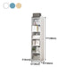 Manufactured Wood Scandinavian Bookshelf Vertical Bookcase for Home Clearhalo 'Bookcases' 'Furniture' 'furniture_bookcases' 'Office Furniture' 1200x1200_58efa802-faed-4c6b-b57c-921c688c127c
