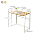 21" Wide Contemporary Writing Desk Folding Wooden Office Desk Clearhalo 'furn' 'furn_office_desk' 'Furniture' 'Office Desks' 'Office Furniture' 'office_desk' 1200x1200_58f06e05-715e-421d-9d0b-18d984d3968c