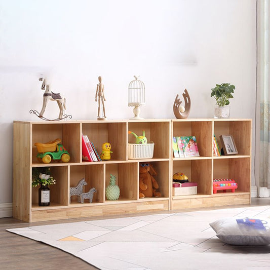 Contemporary Standard Bookshelf Wooden Natural Bookcase with Shelves Clearhalo 'Bookcases' 'furn' 'furn_bookcases' 'Furniture' 'Office Furniture' 1200x1200_58f17791-25f2-4491-ad0d-ceb2bde0b933