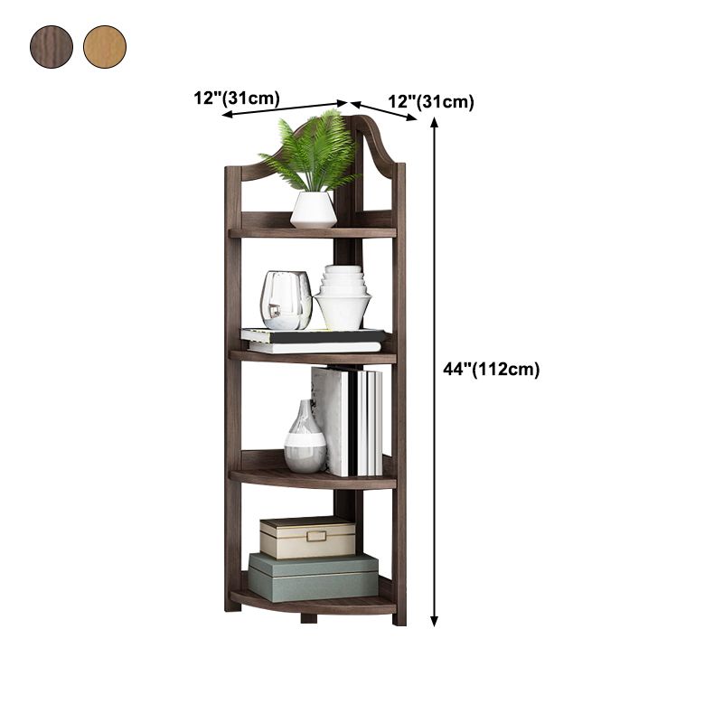 Corner Book Shelf Vertical Modern Shelf Bookcase for Study Room