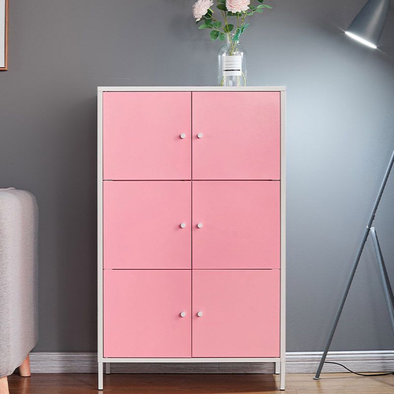 Modern Storage Cabinet Hinged Wardrobe Armoire - 25.6"L x 14.2"W x 41.3"H Clearhalo 'Armoires & Wardrobes' 'armoires_wardrobes' 'Bedroom Furniture' 'furn' 'furn_armoires_wardrobes' 'Furniture' 1200x1200_58f2a277-e63a-443b-893f-bd1e245e343a