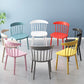 Scandinavian Colorful Windsor Back Side Chair Plastic Dining Armless Chair Clearhalo ' kitchen&dining_furn' 'Dining Chairs' 'Dining Tables & Seating' 'dining_chair' 'furn' 'furn_dining_chair' 'Furniture' 'furniture_dining_chair' 'Kitchen & Dining Furniture' 'kitchen' 1200x1200_58f2aaab-2cd7-4d4b-957b-2a855b274055