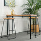 1/2/3 Pieces Industrial Rectangle Pub Table Set Solid Wood Counter Table Set Clearhalo 'Bar Furniture' 'furn' 'furn_home_bar_bar_sets' 'Furniture' 'Home Bars & Bar Sets' 'home_bar_bar_sets' 'Kitchen & Dining Furniture' 1200x1200_58f2dc68-665c-4530-9bf6-361d2b2f3873