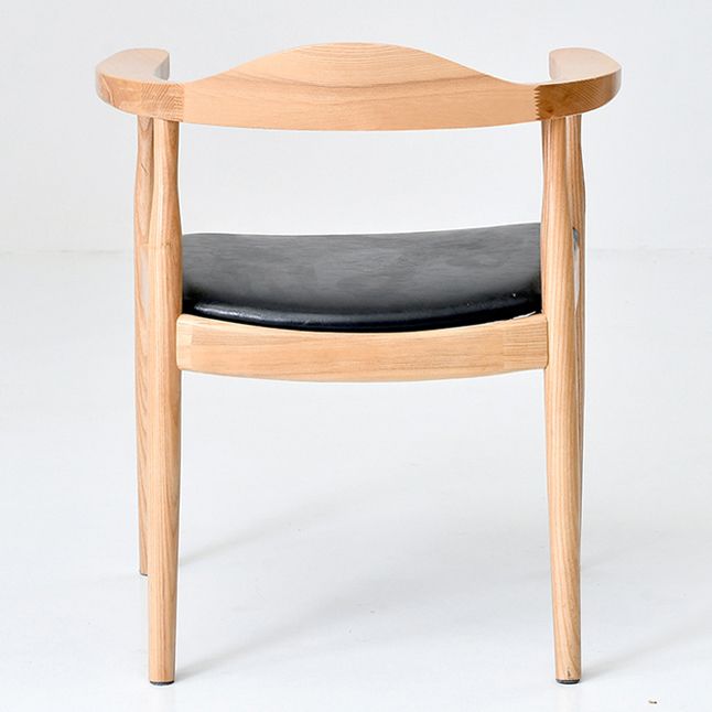 Modern Dining Chair 20'' Wide Open Arm Chair with 4 Wood Legs for Home Use Clearhalo ' kitchen&dining_furn' 'Dining Chairs' 'Dining Tables & Seating' 'dining_chair' 'furn' 'furn_dining_chair' 'Furniture' 'furniture_dining_chair' 'Kitchen & Dining Furniture' 'kitchen' 1200x1200_58f3fdbd-a9a7-40c9-880d-6a0ae99468f5