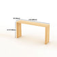 Rectangle Solid Wood Top Counter Table 42-inch Height Simple Bar Table Clearhalo 'Bar Furniture' 'Bar Tables' 'bar_tables' 'furn' 'furn_bar_tables' 'Furniture' 'furniture_bar_tables' 'Kitchen & Dining Furniture' 1200x1200_58f58d49-d0d8-42ac-b107-9a37316d9801