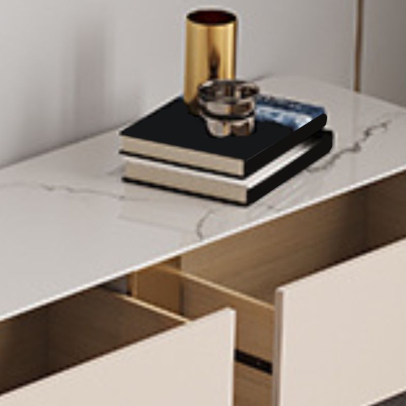 Glam Media Console Stone TV Stand with Drawers for Living Room Clearhalo 'furn' 'furn_tv_stands_entertainment_centers' 'Furniture' 'Living Room Furniture' 'TV Stands & Entertainment Centers' 'TV Stands & Media Storage Furniture' 'tv_stands_entertainment_centers' 1200x1200_58f6c1ae-f934-4815-a2c6-228e436ae5d6