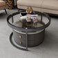 Modern Coffee Cocktail Table Round Nesting Coffee Table Set with Drawer Clearhalo 'Coffee & Accent Tables' 'Coffee Tables' 'coffee_tables' 'furn' 'furn_coffee_tables' 'Furniture' 'Living Room Furniture' 1200x1200_58f6e757-dcc2-4bec-a5ed-c13c7475fc77