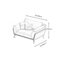 Contemporary Gray Upholstered Sofa Pillow Back Couch with Flared Arms for Living Room Clearhalo 'furn' 'furn_sofas' 'Furniture' 'furniture_sofas' 'Living Room Furniture' 'Sofa' 'sofas' 1200x1200_58f867ce-6bfb-47b8-8647-8bbfc8c367f4