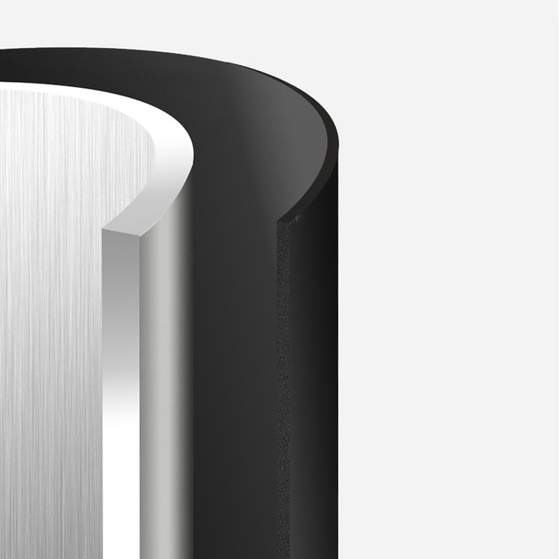 25.6" Wide Metal & Glass Side Table Elliptical Sofa Side Accent Table with Casters Clearhalo 'Coffee & Accent Tables' 'End & Side Tables' 'end_side_tables' 'furn' 'furn_end_side_tables' 'Furniture' 'Living Room Furniture' 1200x1200_58f9c1fd-dac7-49d3-9866-fcf0da8c44f8