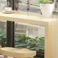 1/4/5/9-teiliges modernes Bartisch-Set, rechteckiger Bartisch mit Holzhockern