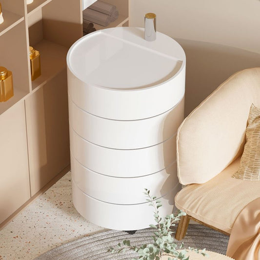 Moderner Acryl-Nachttisch mehrstufiger Speicher Akzenttisch Nachttisch für Wohnzimmer