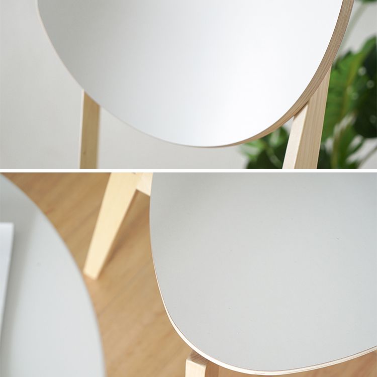 Open Back Armless Dining Chairs Stackable Side Dining Chairs with Wood Legs Clearhalo ' kitchen&dining_furn' 'Dining Chairs' 'Dining Tables & Seating' 'dining_chair' 'furn' 'furn_dining_chair' 'Furniture' 'furniture_dining_chair' 'Kitchen & Dining Furniture' 'kitchen' 1200x1200_59012210-2475-43c8-899f-c2d85177e1e2