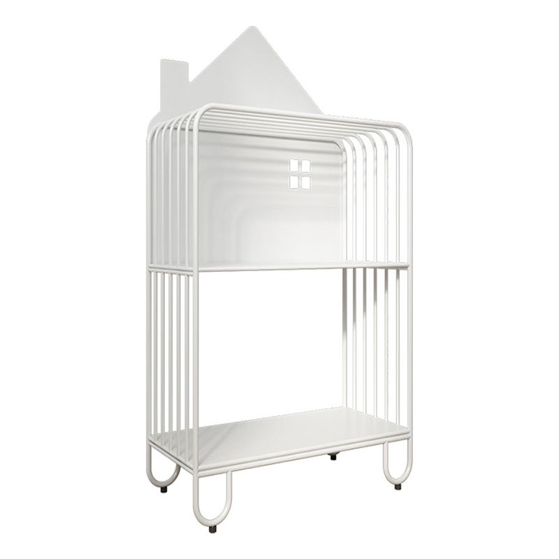 Contemporary Metal Bookshelf Standard Vertical Open Shelf Bookcase Clearhalo 'Bookcases' 'furn' 'furn_bookcases' 'Furniture' 'Office Furniture' 1200x1200_59022fb8-143f-49de-8c3a-c887de207e1e