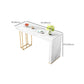 Glam Bar Table Set 1/3/5 Pcs Rectangle Stone Bar Table and Upholstered Stools Clearhalo 'Bar Furniture' 'furn' 'furn_home_bar_bar_sets' 'Furniture' 'Home Bars & Bar Sets' 'home_bar_bar_sets' 'Kitchen & Dining Furniture' 1200x1200_59040197-9aad-4ea7-b269-047d731f6f86
